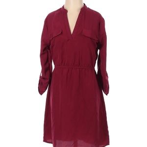 Rue21 maroon long sleeve dress. Small